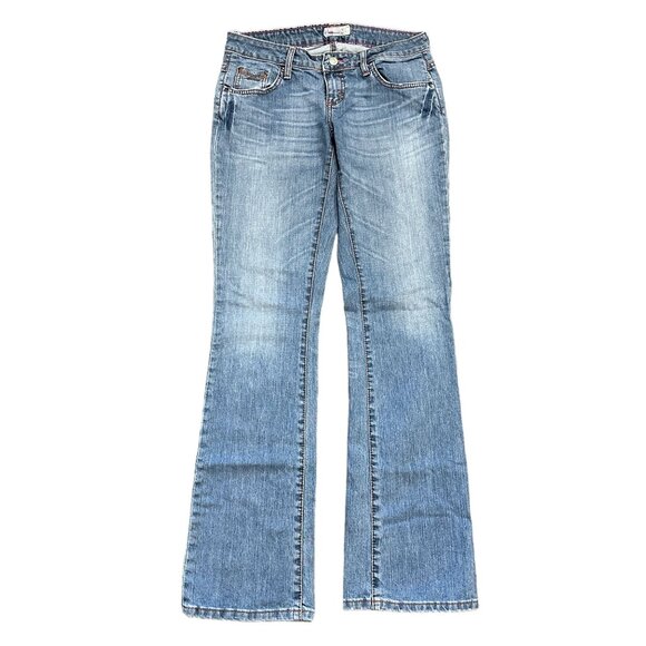 Twenty X Jeans Womens 7/8x34 Houston Lowest Rise Bootcut Embroidered Slim Fit - Picture 14 of 14